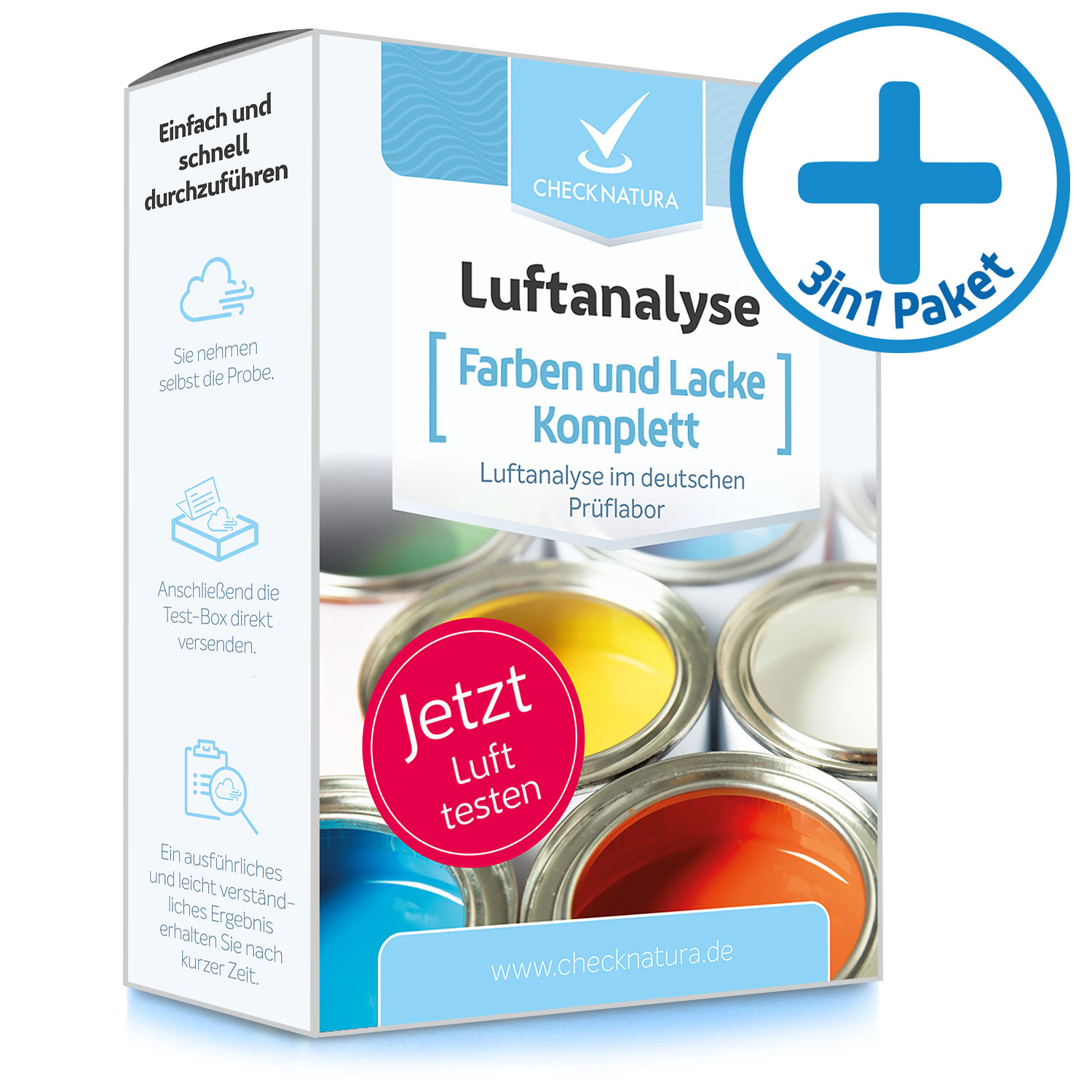 Luft Test Farben und Lacke Komplett