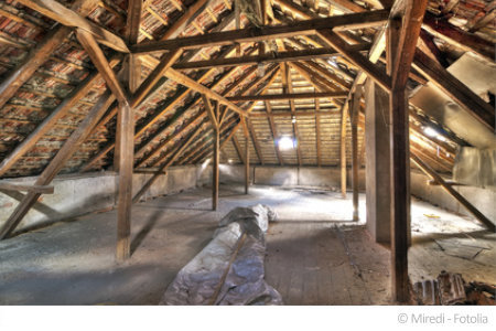 Schadstoffe auf dem Dachboden