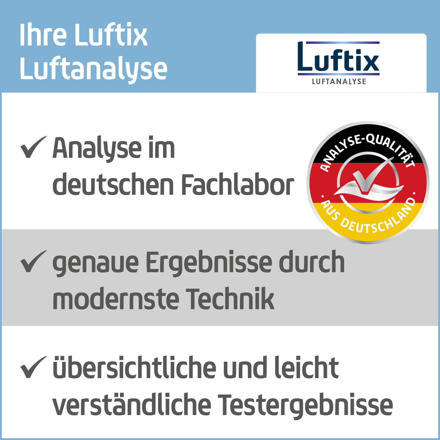 Luftix Luftanalyse