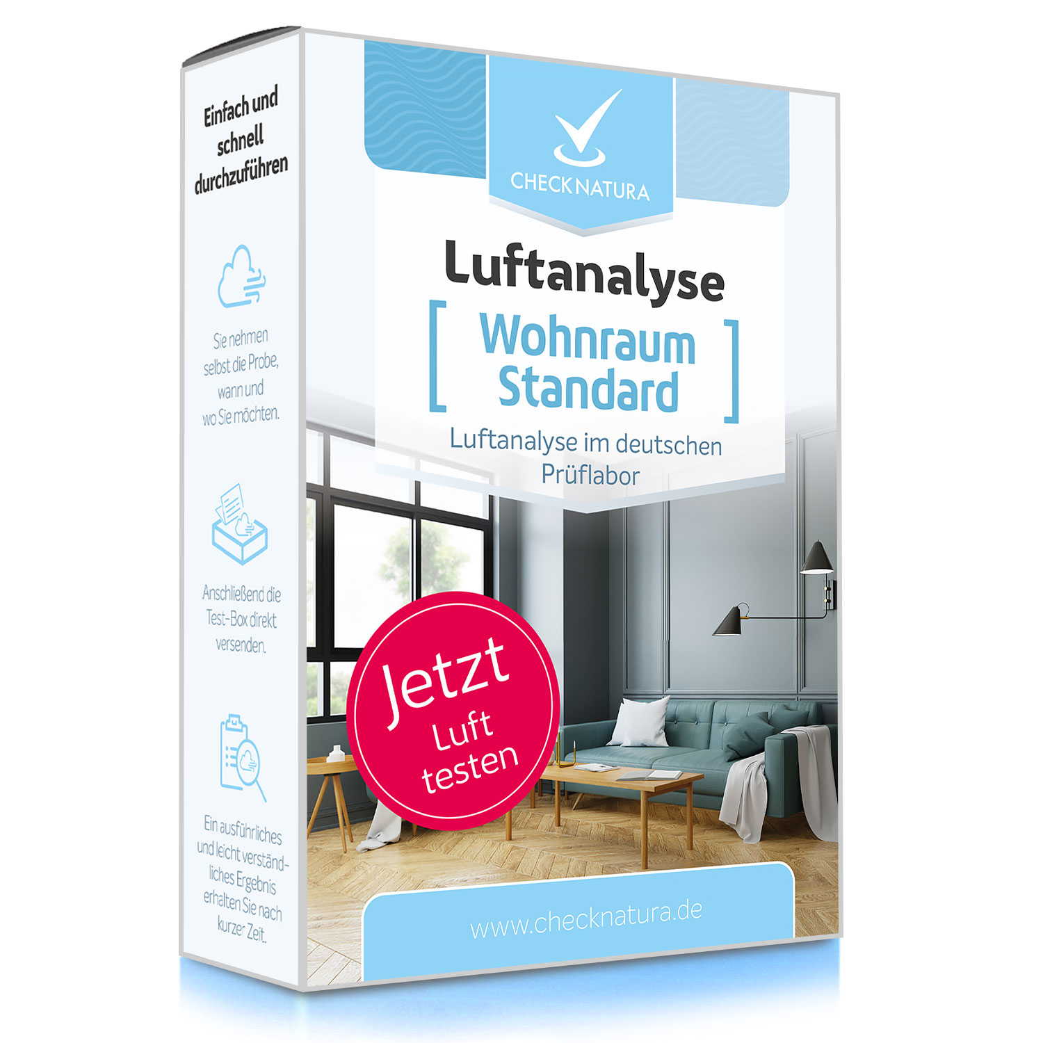 Luftanalyse Wohnraum Standard