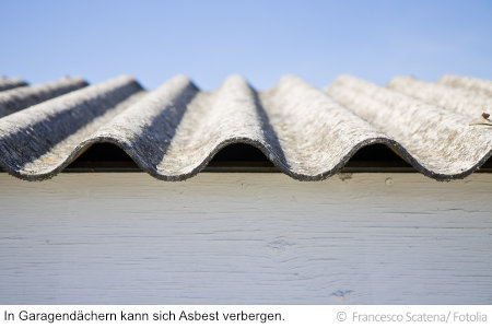 Schadstoffe in der Garage Asbest