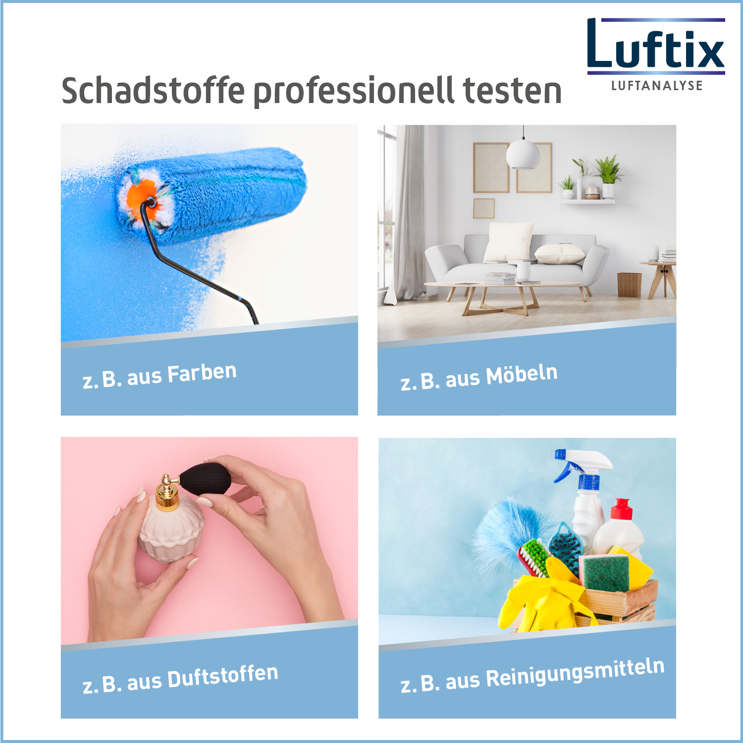 Luftanalyse - Schadstoffe professionell testen