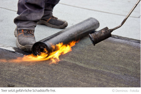 Schadstoffe im Teer sind vor allem in Altbauten weiterhin ein Problem.