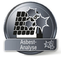 Der Asbest Test ermittelt zuverlässige Rückstände von Asbest in Ihrer Materialprobe.