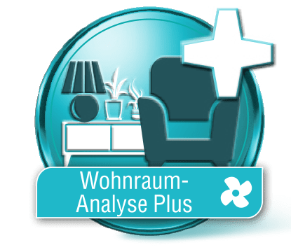 Lufttest Wohnraum Plus